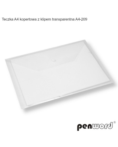 KOPERTA NA DOKUMENTY A-4 TRANSPARENTNA