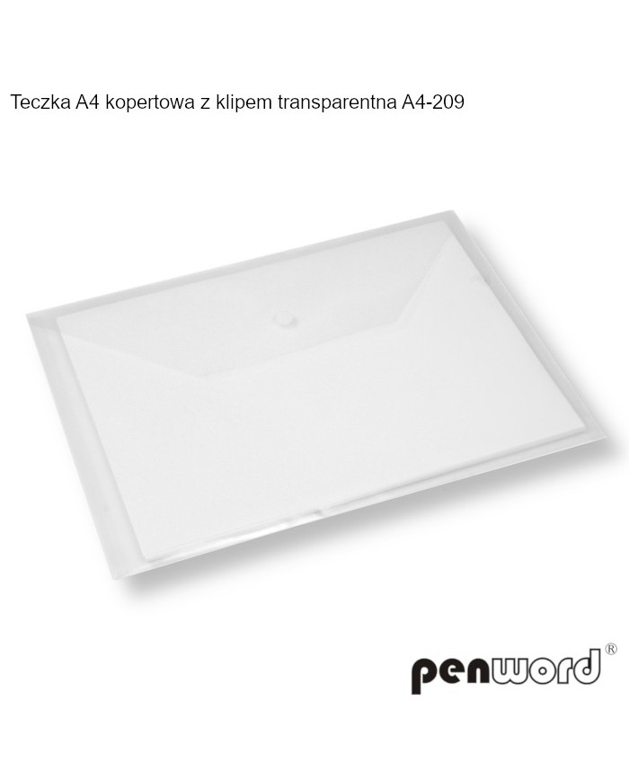 KOPERTA NA DOKUMENTY A-4 TRANSPARENTNA