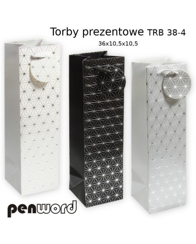 TOREBKA OZDOBNA BUTELKA GWIAZDKI POLSI