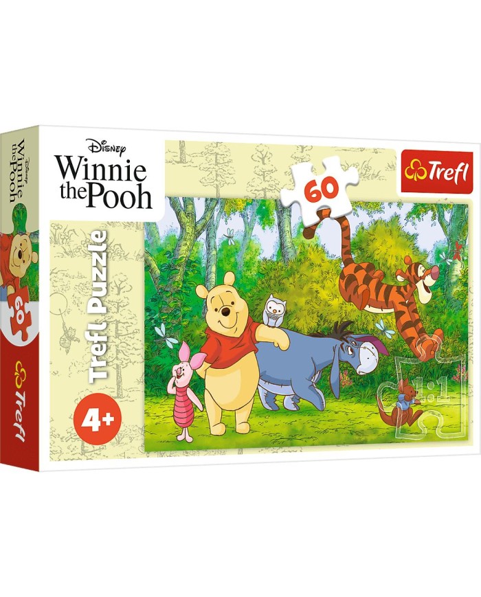 PUZZLE TREFL 60 EL KUBUŚ SMACZNY MIODEK