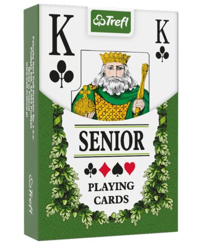 KARTY DO GRY 55 LISTKOW SENIOR TREFL