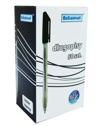 DŁUGOPIS SCHEMAT CZARNY