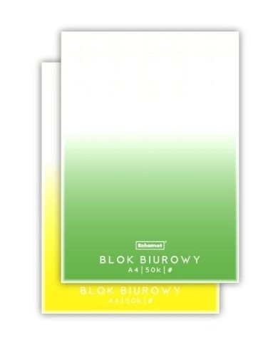 BLOKI BIUROWY A4 50 K SCHEMAT