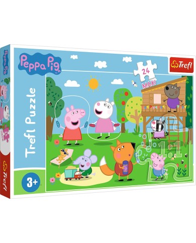 PUZZLE TREFL 24 EL MAXI PEPPA PIG ZABAWY