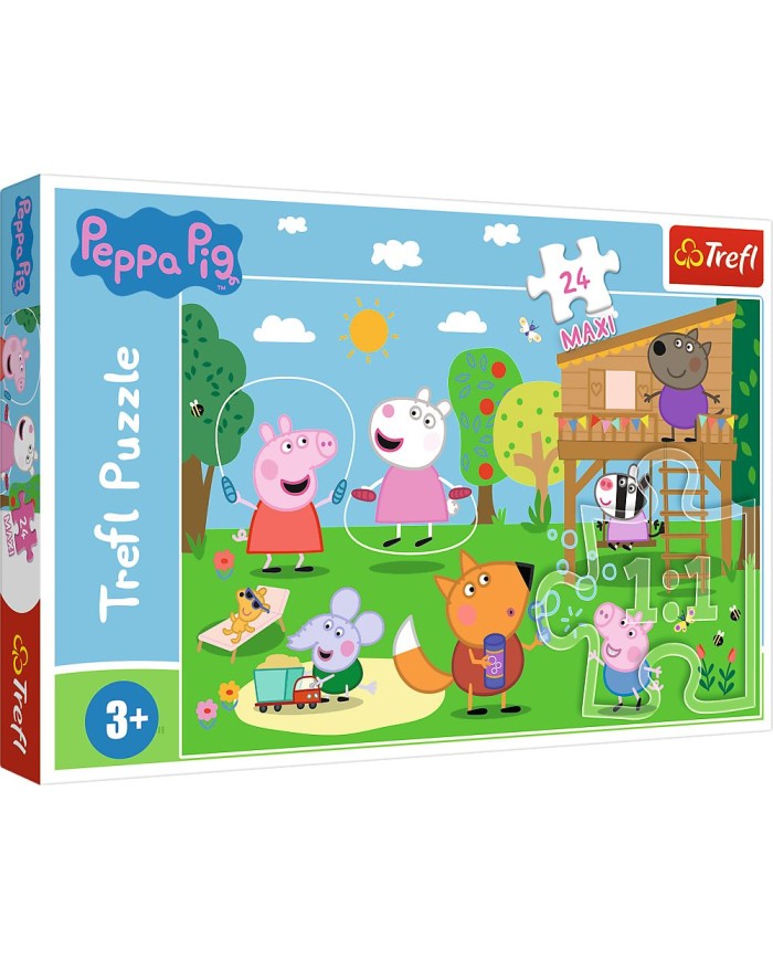 PUZZLE TREFL 24 EL MAXI PEPPA PIG ZABAWY