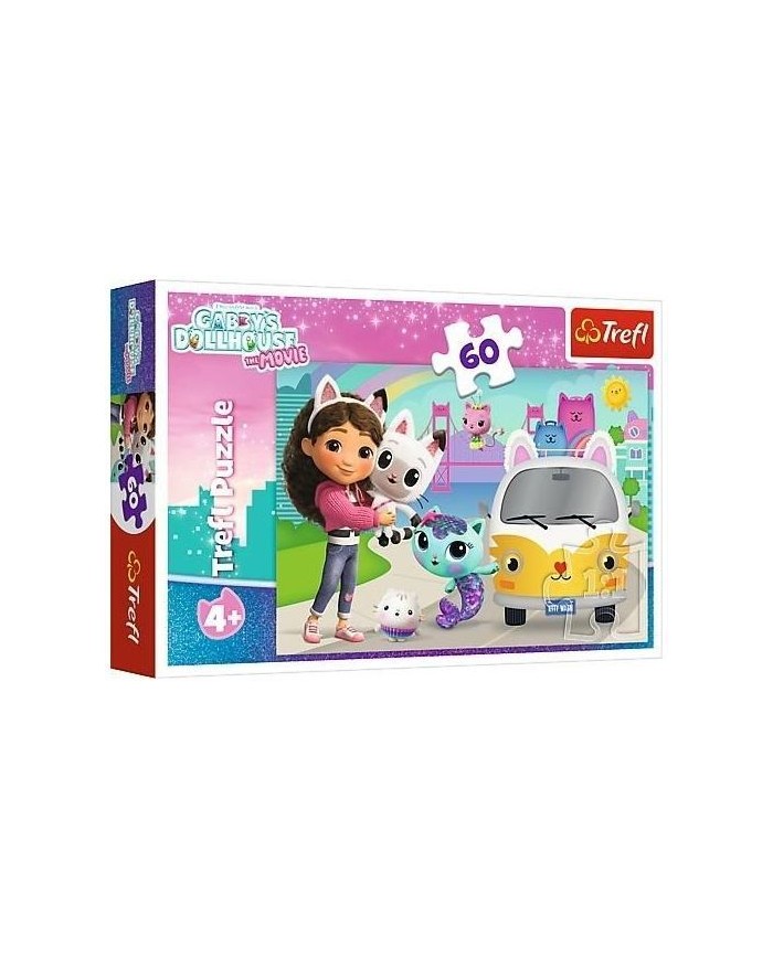 Puzzle - "60" - Gabby i kocie przygody
