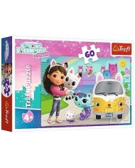 Puzzle - "60" - Gabby i kocie przygody