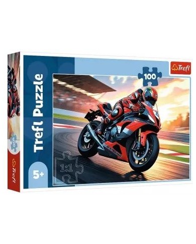 PUZZLE TREFL 100-EL SZYBKI MOTOCYKL