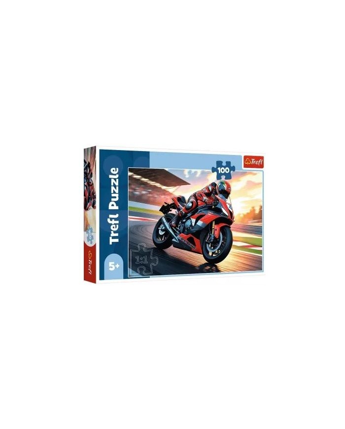 PUZZLE TREFL 100-EL SZYBKI MOTOCYKL
