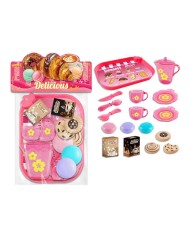 ZESTAW DO HERBATY NA TACY WOREK