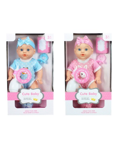 LALKA BOBAS CUTE 33 CM Z DŹWIĘKIEM PUD.