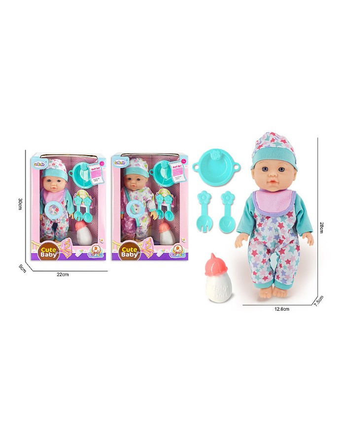 LALKA BOBAS 30CM DŹWIĘK AKCESORIA PUD.