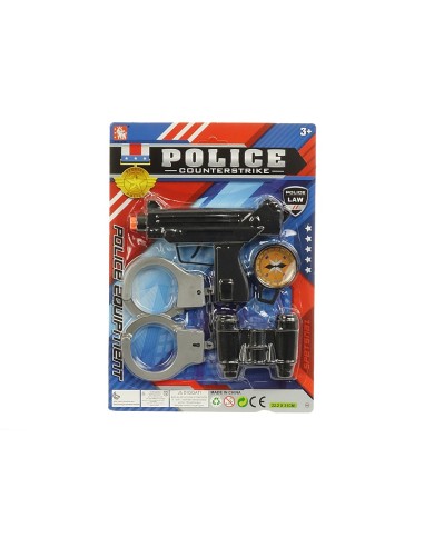 ZESTAW POLICYJNY POLICE Z KAJDANKAMI BL.