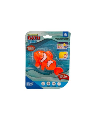 RYBKA NAKRĘCANA PŁYWAJĄCA BATH BL.