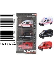 AUTA 3 SZT SŁUŻBY SUPER PUD.