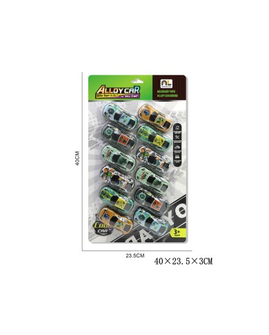 AUTKA METAL ALLOY 12 SZT BLISTER