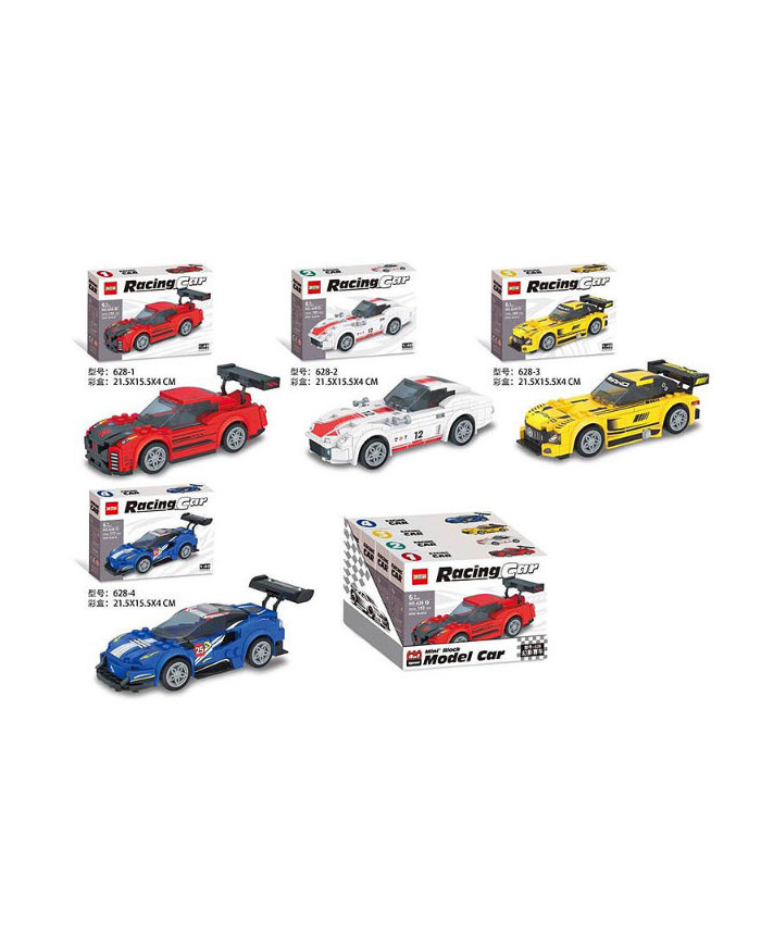 KLOCKI AUTA RACING CAR PUD. DIPSL. /4/