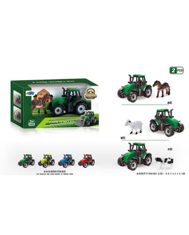 TRAKTOR ZE ZWIERZĄTKIEM FARM PUD.