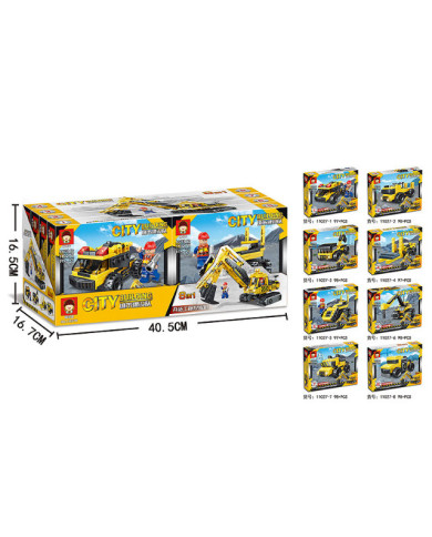 KLOCKI CITY BUDOWLANE DISPLEY /8/