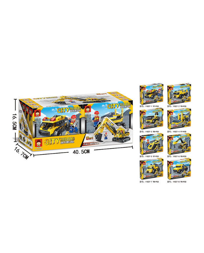 KLOCKI CITY BUDOWLANE DISPLEY /8/