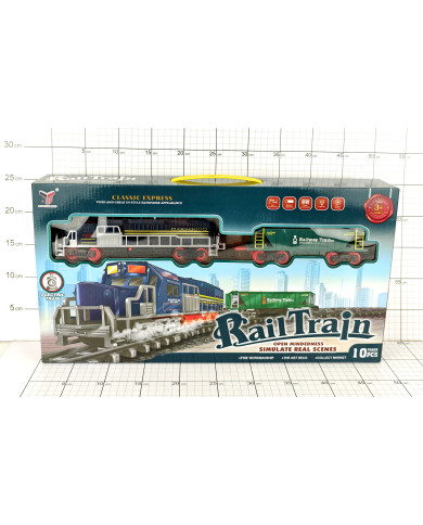 KOLEJKA 10 PCS RAIL TRAIN PUD.