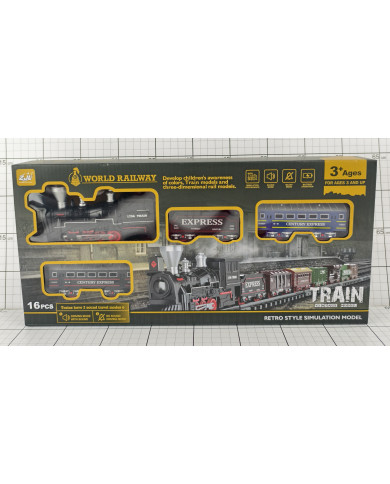 KOLEJKA 16 PCS TRAIN W PUDEŁKU