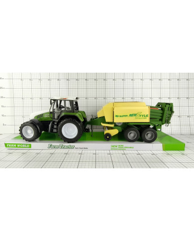 TRAKTOR Z MASZYNĄ BELKA 70 CM KLOSZ