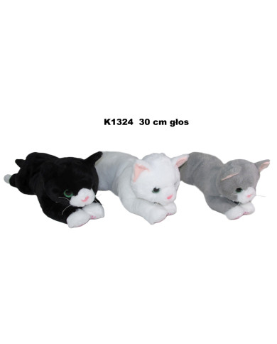 KOT LEŻĄCY 3 KOL 25 CM