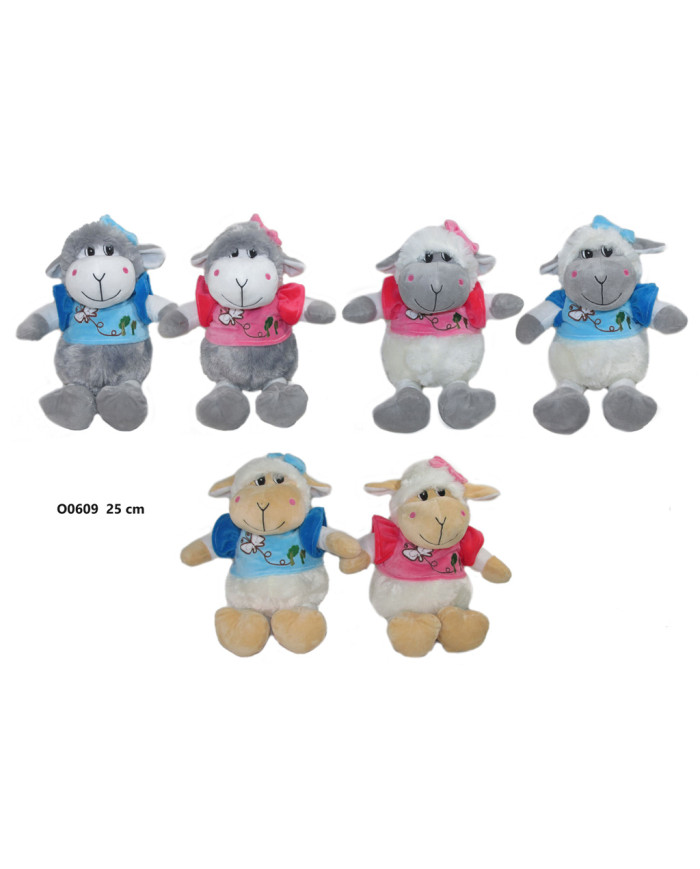 OWCA W BLUZIE, KOKARDA 25CM