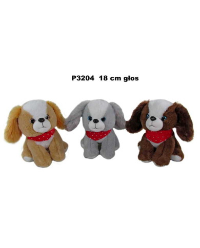 PIESEK Z CHUSTĄ SIEDZĄCY 18 CM