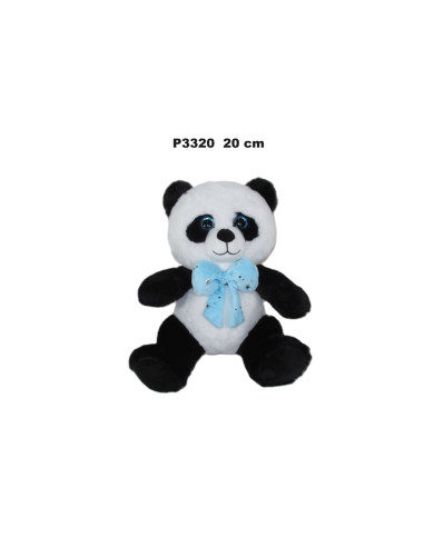 PANDA  NIEBIESKA KOKARDA 20 CM