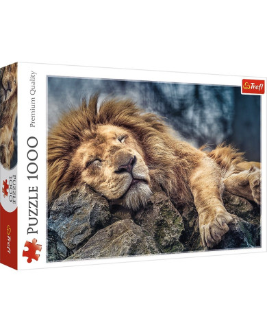 PUZZLE TREFL 1000 Śpiący lew