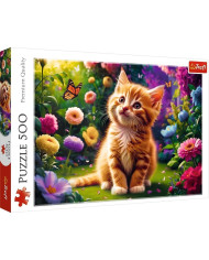 PUZZLE TREFL 500 EL UROCZY KOTEK