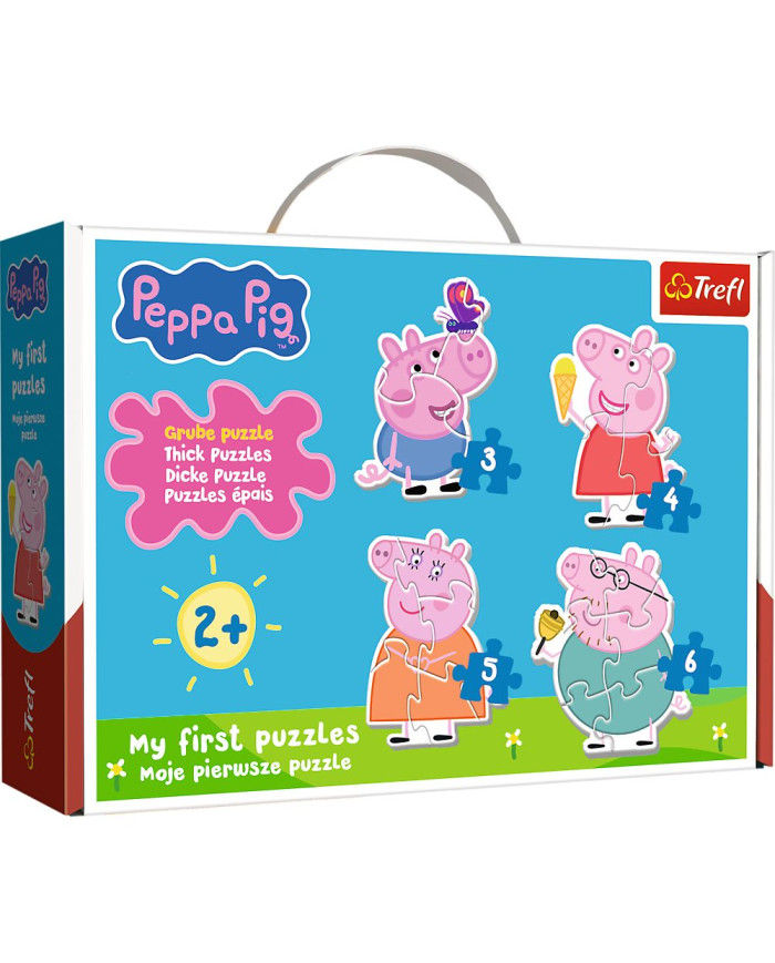 PUZZLE BABY Mała świnka wśród przyjaciół