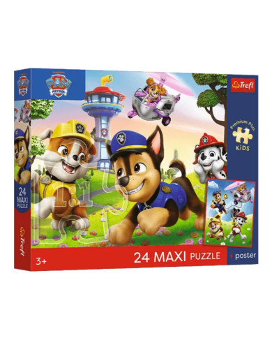 PUZZLE TREFL 24 Maxi  PREMiUM PSI PATROL