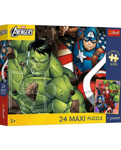 PUZZLE TREFL 24 Maxi PREMIUM Avengers