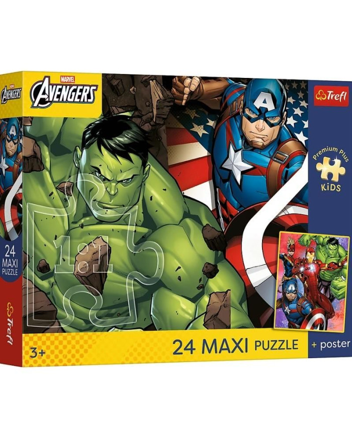 PUZZLE TREFL 24 Maxi PREMIUM Avengers