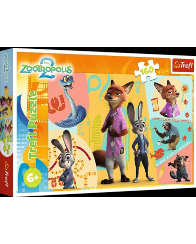 PUZZLE TREFL 160 ZOOTOPIA