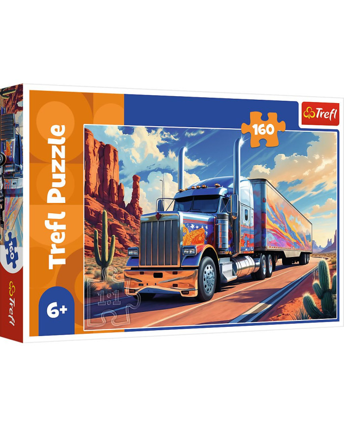 PUZZLE TREFL 160-EL CIĘŻARÓWKA W TRASIE