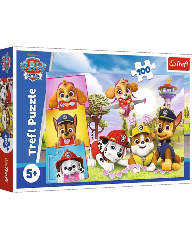 PUZZLE TREFL 100 PSI PATROL DZIEWCZYNY