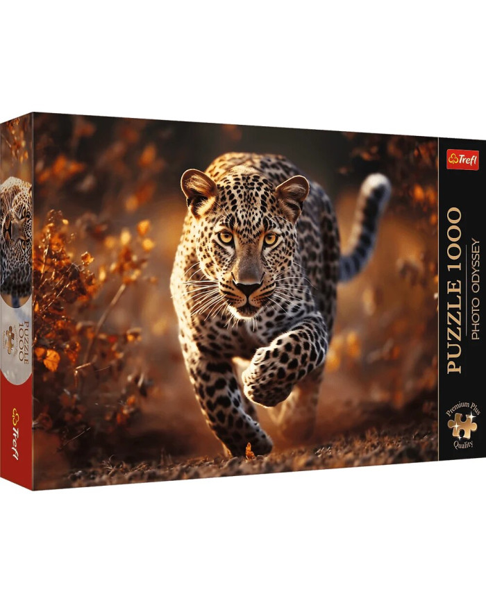 PUZZLE TREFL 1000 Premium Dziki Leopard