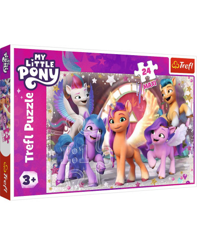 PUZZLE TREFL 24 MAXI WESOŁY DZIEŃ KUCYKA