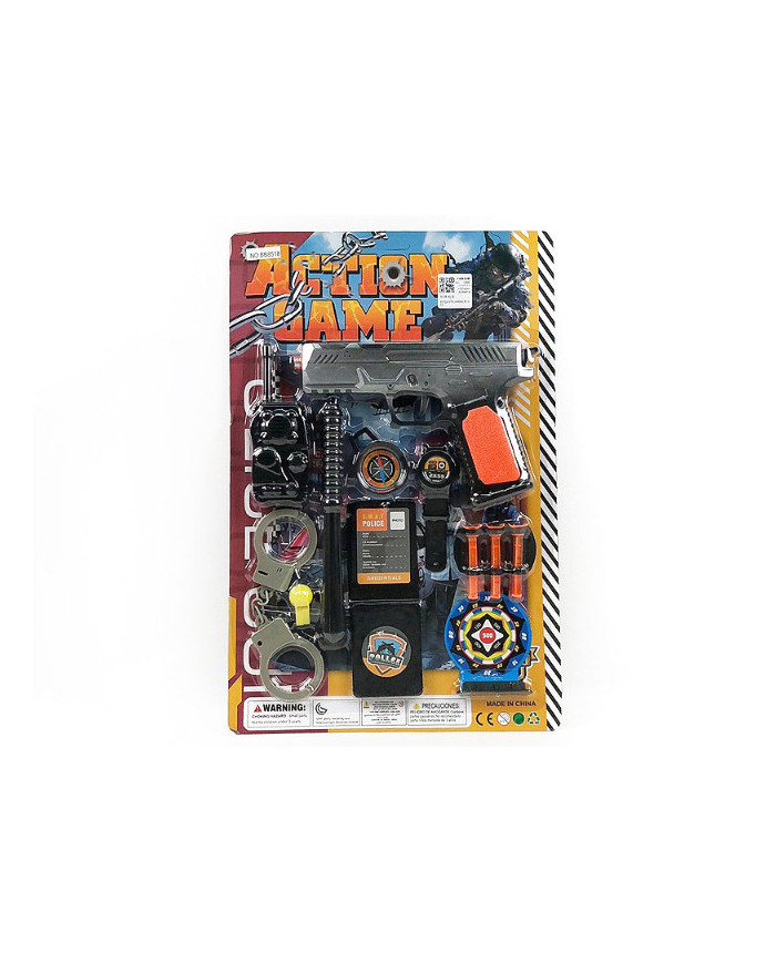 ZESTAW Z PISTOLETEM ACTION GAMES BLISTER