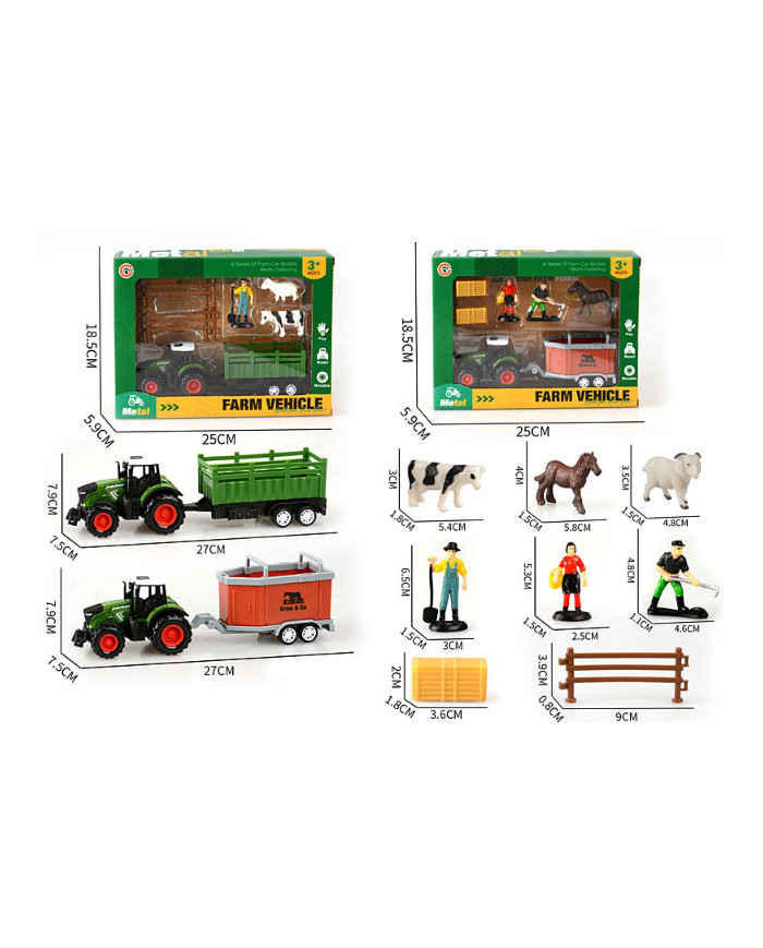 ZESTAW FARMA METAL FARM VEHICLE PUD.