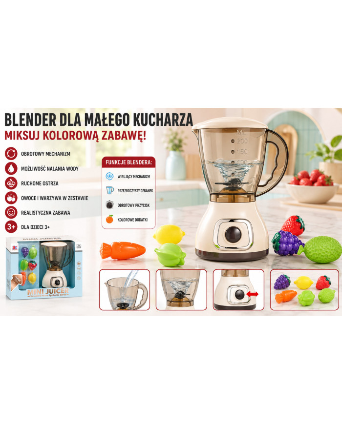 BLENDER BEŻOWY KITCHEN SERIES PUD.