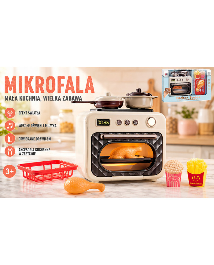 MIKROFALA BEŻOWA KITCHEN SERIES PUD.