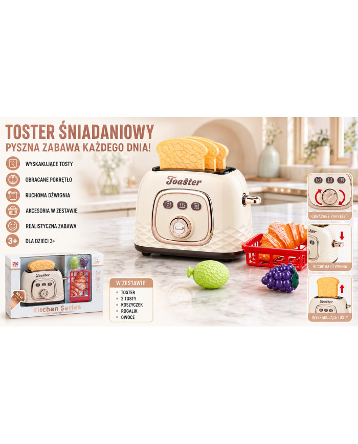 TOSTER BEŻOWY KITCHEN SERIES PUD.