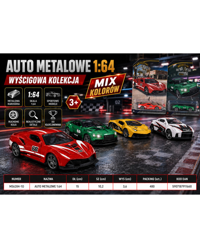 AUTKO METAL HW 1:64 BLISTER