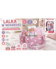 LALKA BOBAS W NOSIDEŁKU PUD.