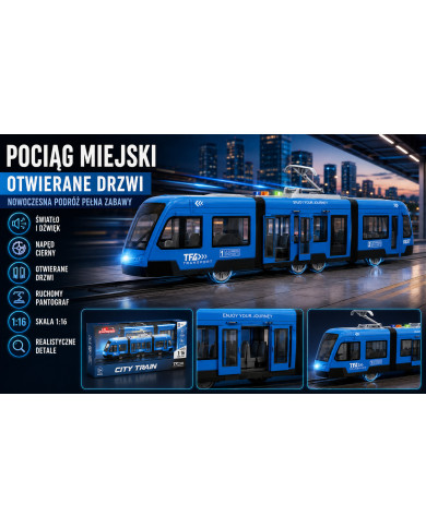 TRAMWAJ OTWIERANE DRZWI NA BATERIE OTW.P